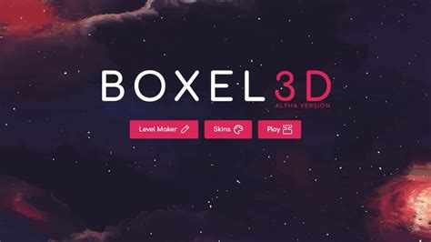 Discover everything that you can do on Boxel, the control is yours Creative Mode Choose the grid size, create pixel (2D) and voxel (3D) patterns. . Boxel 3d online